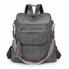  Fashion PU Leather Backpack 