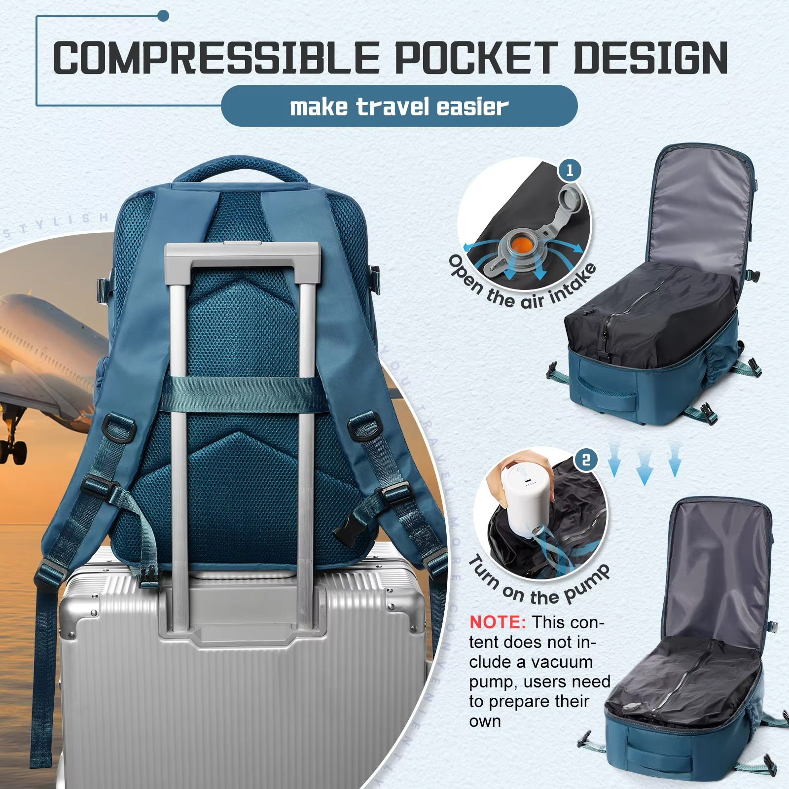 Multi-functional Travel Backpack