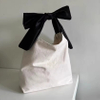  Belted White Canvas Eco-friendly Shopping Bag