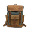 Canvas School Backpack Custom Logo