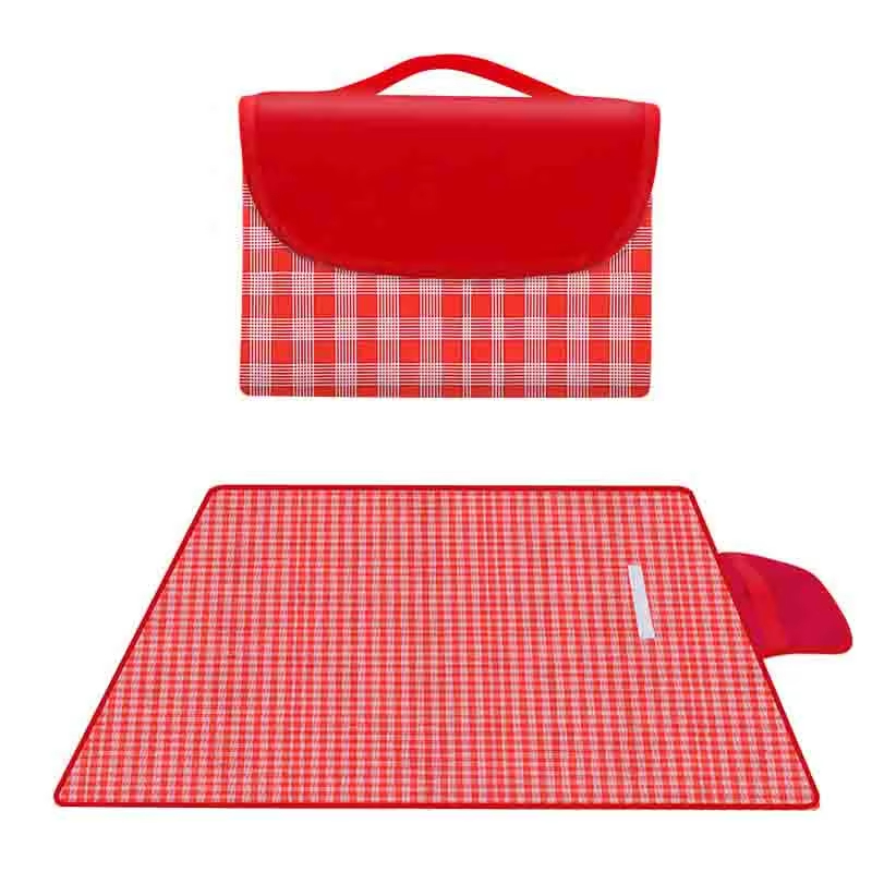 Mat Handbag Style Folding Picnic 