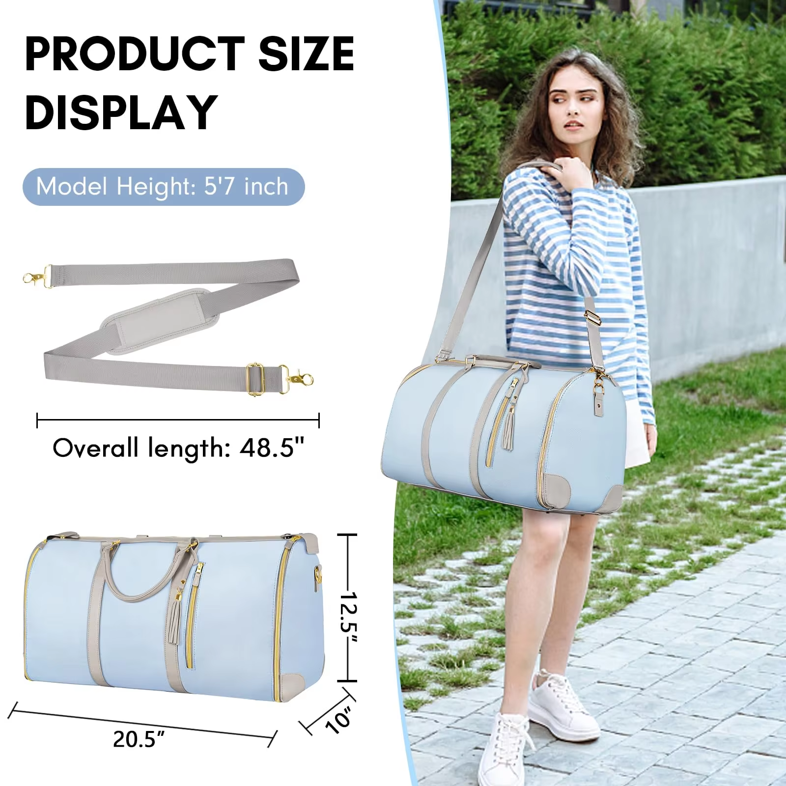  Girl Duffle Travel Bag