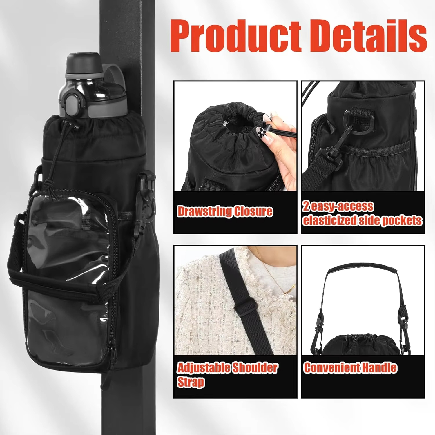 Magnetic Crossbody Gym Sling Bag