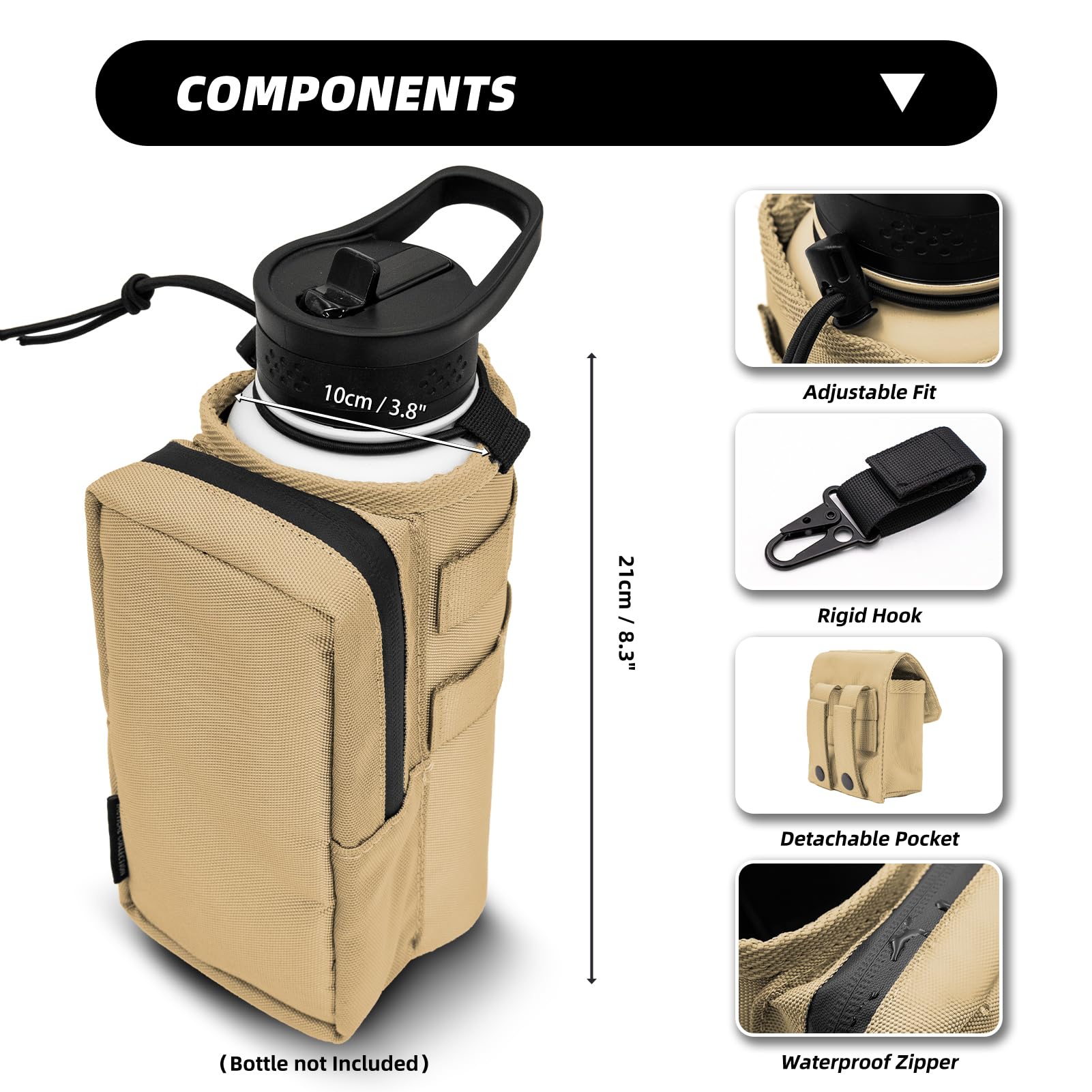  Waterproof Water Bottle Holder Bag