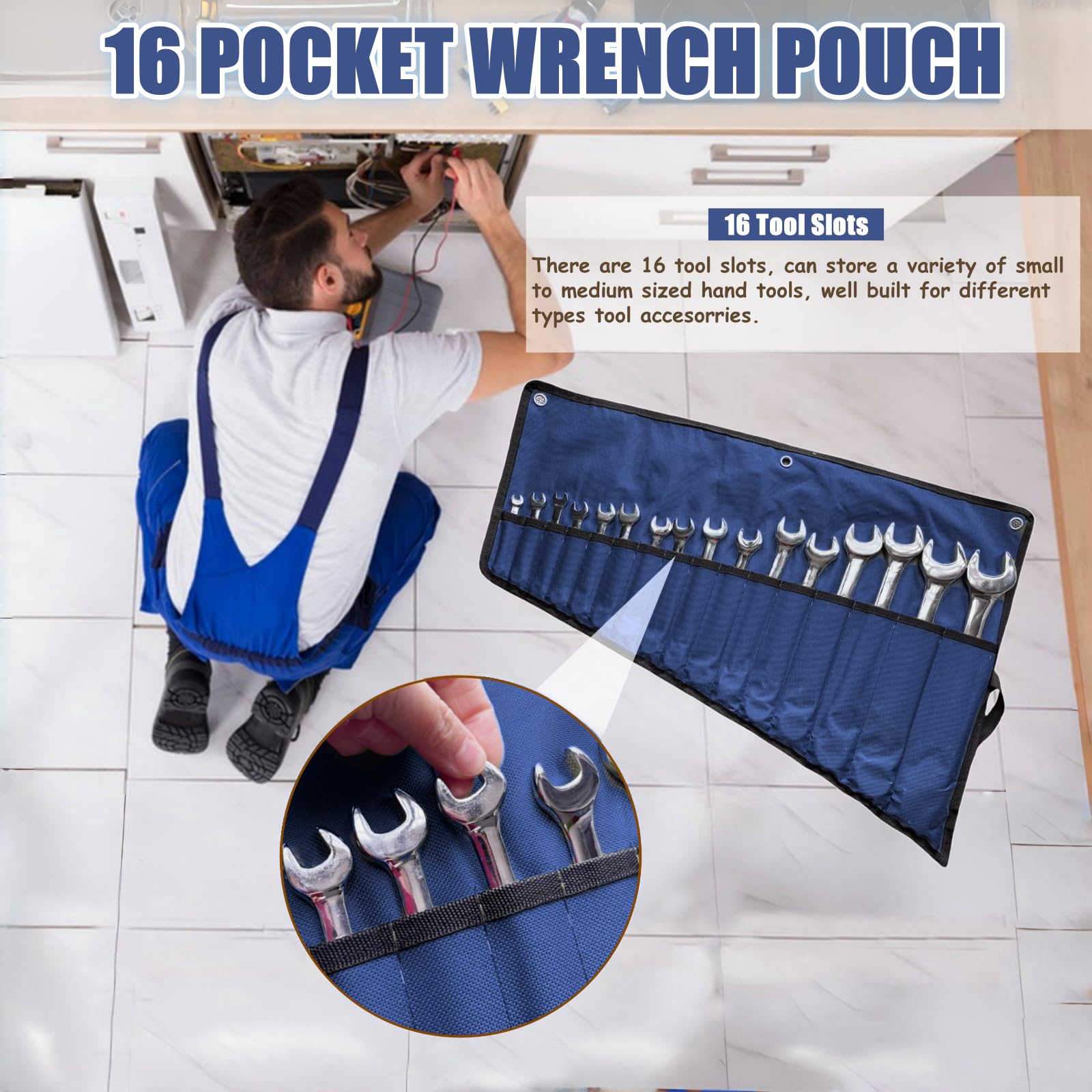 Rolled Tool Pouch Bag