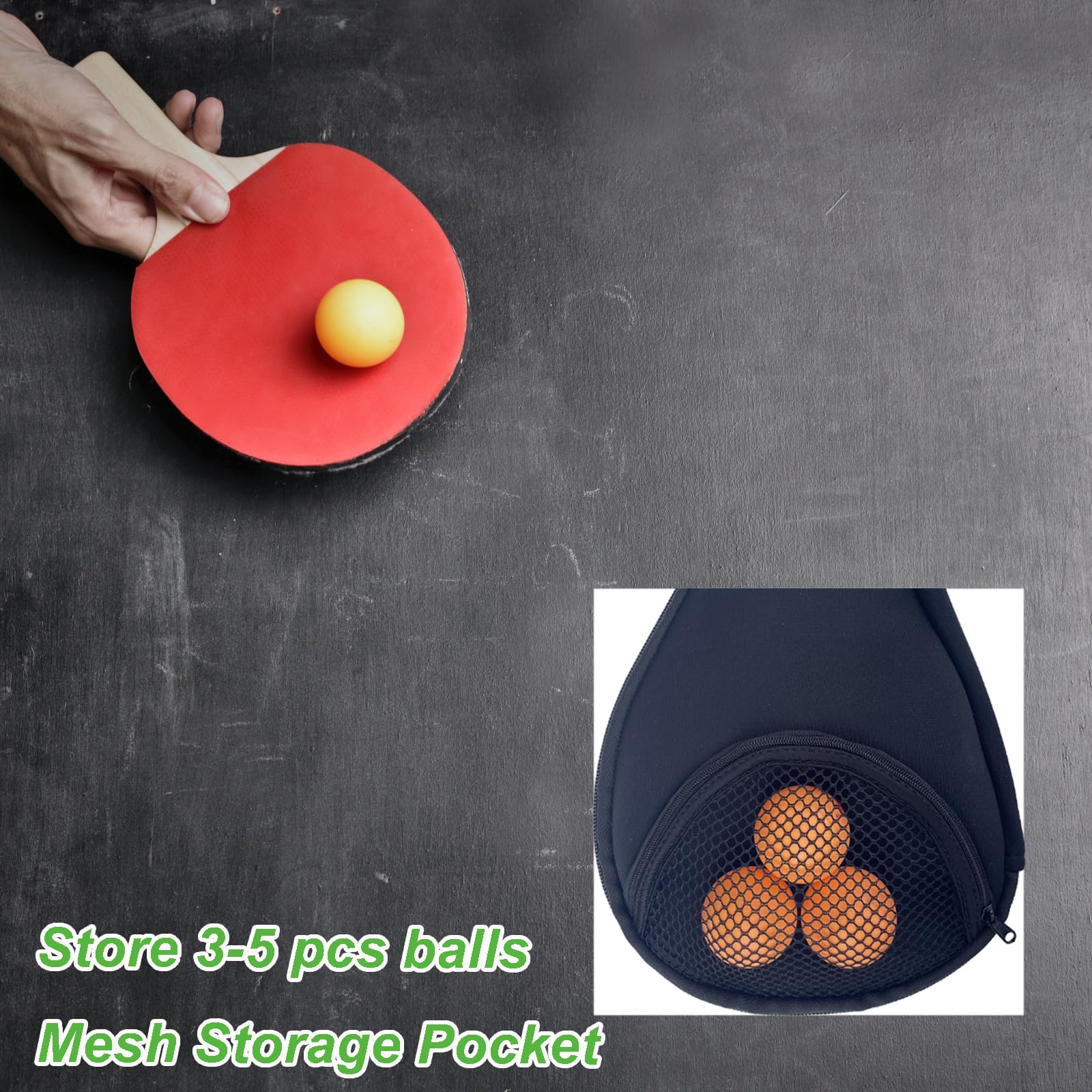  Tennis Racket Case Ping Pong Paddle Racket Bag