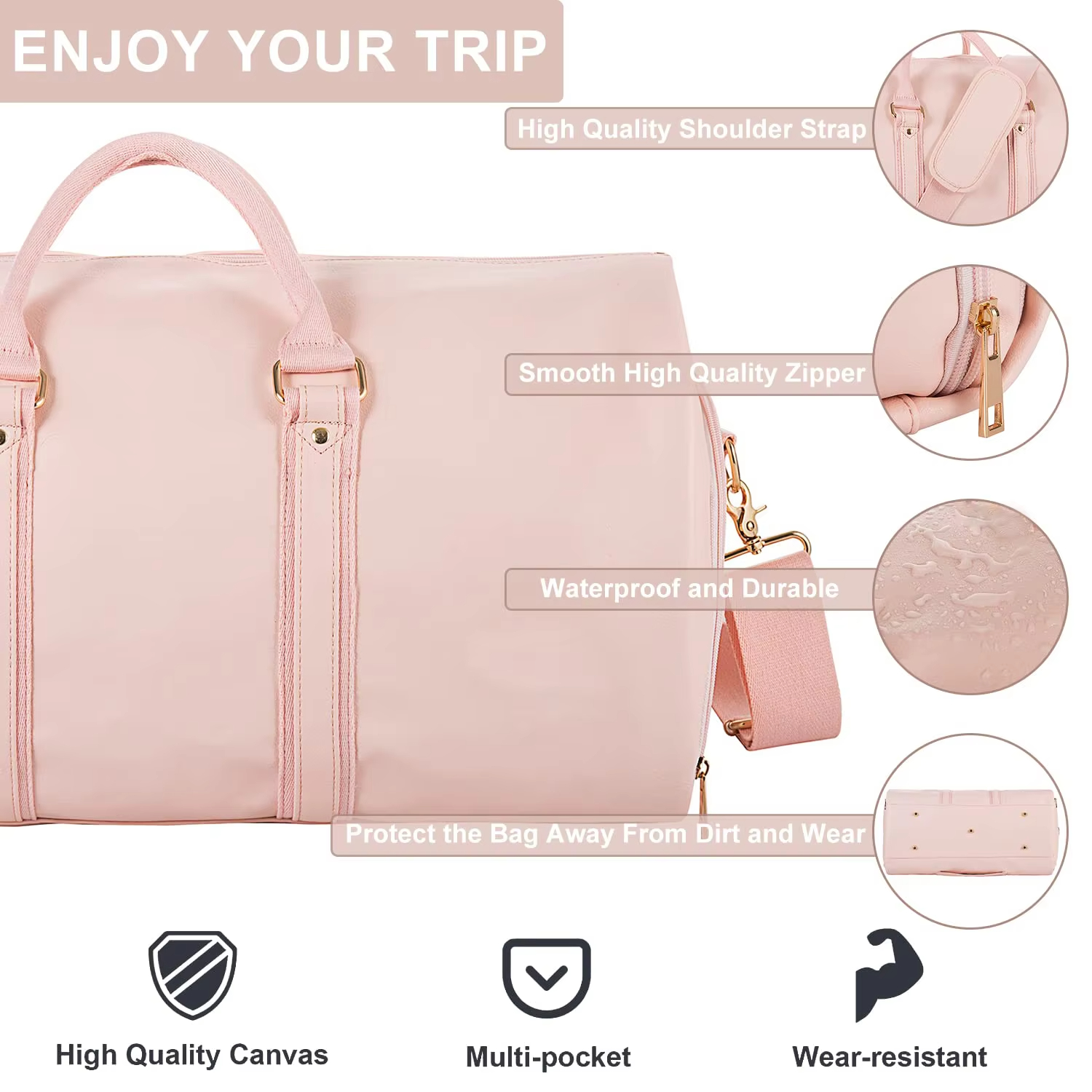 Gym Bag With Shoe Compartment 