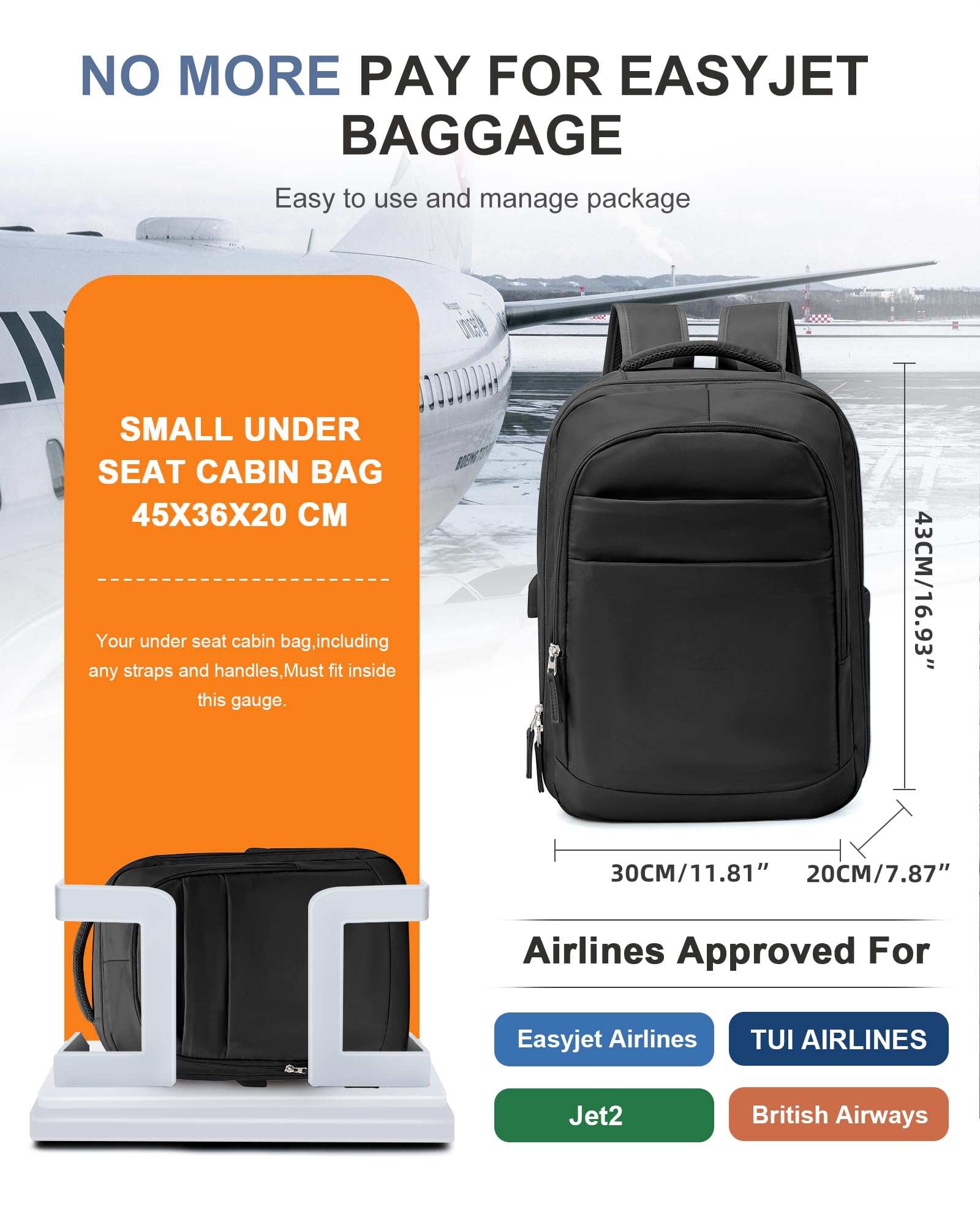 Multifunction Travelling Bagpack