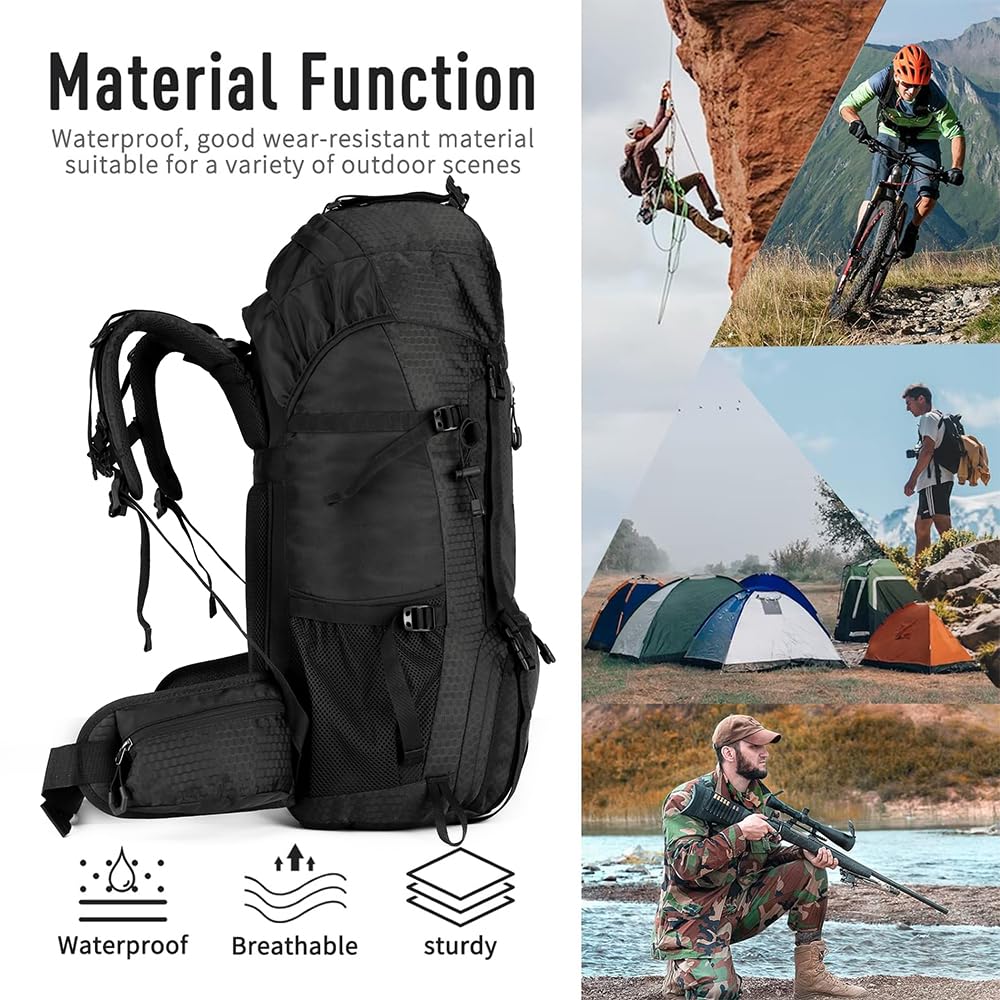 60L Outdoor Travel Climbing Daypack 