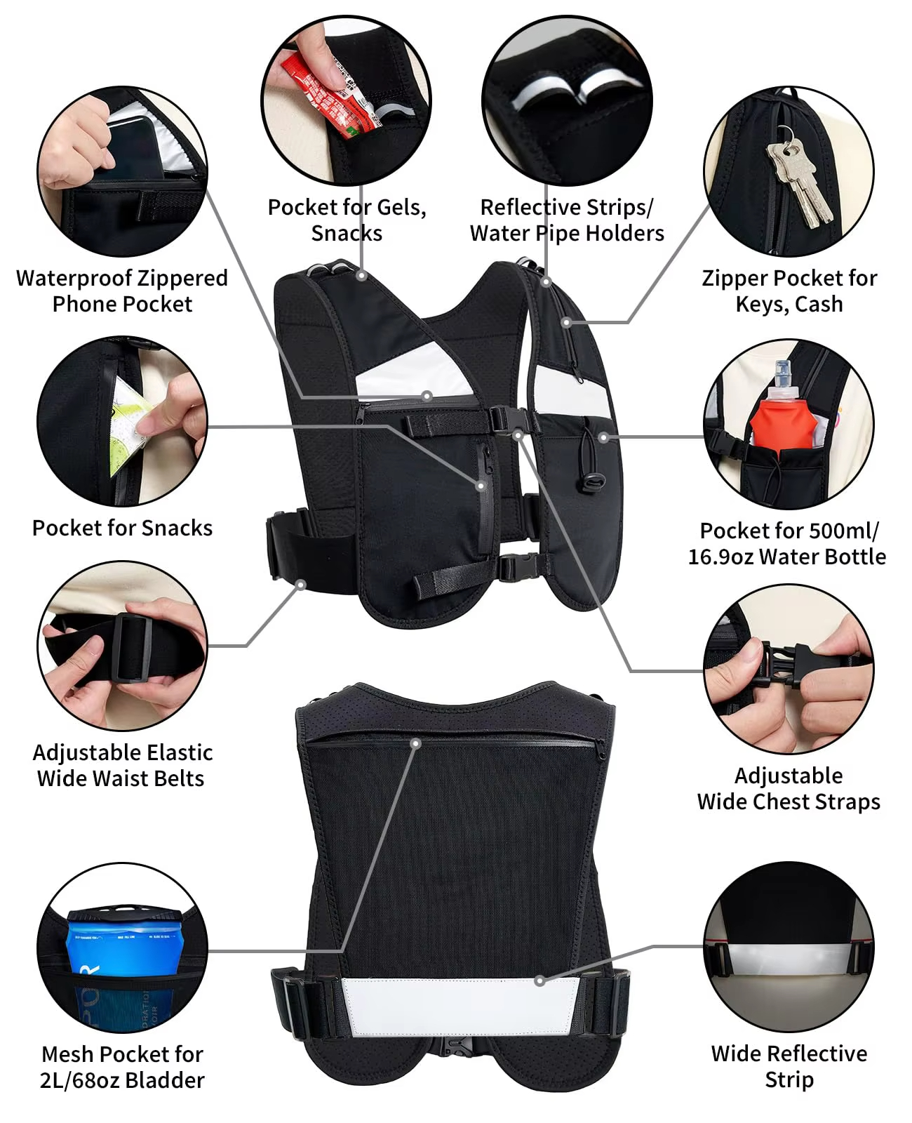 Lightweight Running Cycling Hydration Outdoor Bag