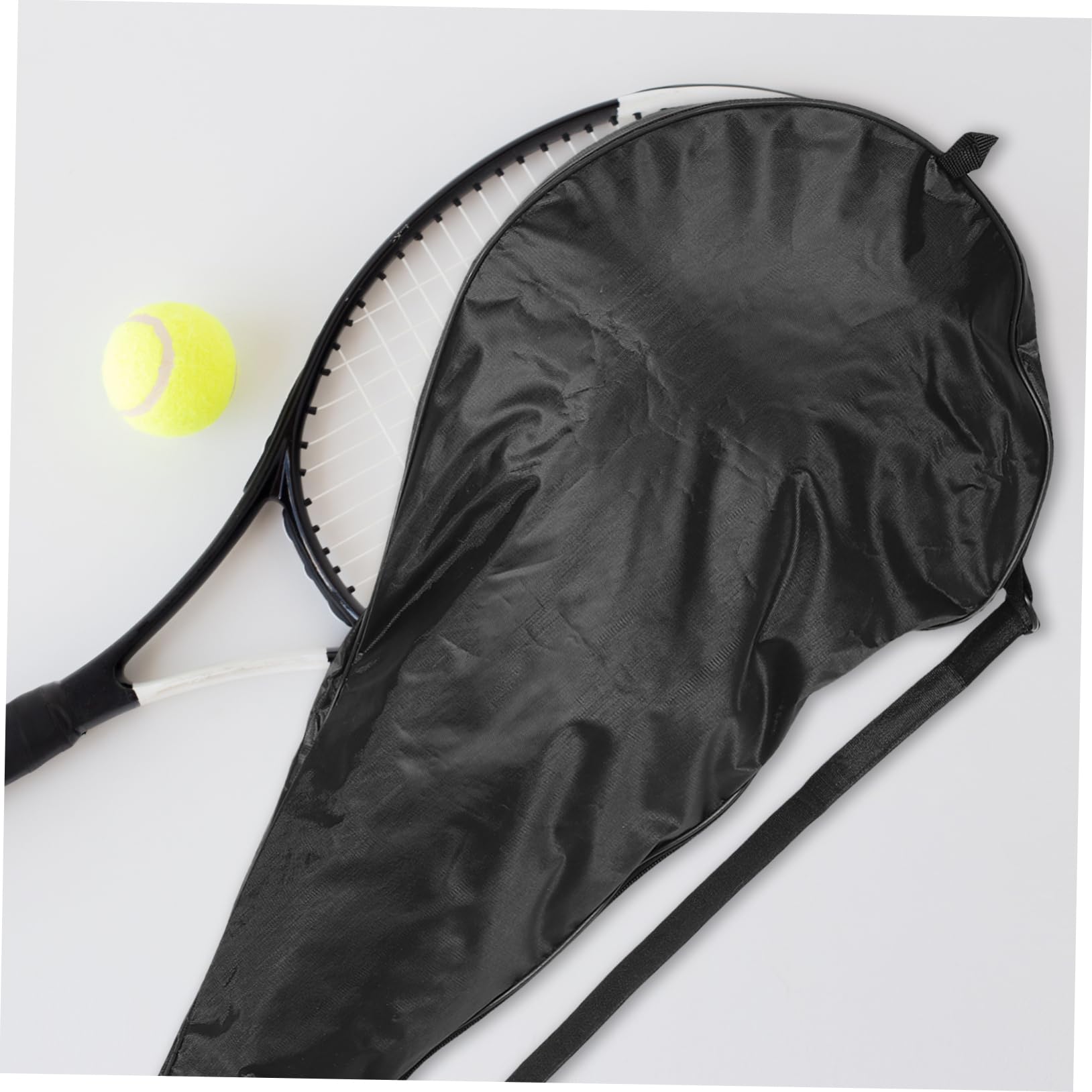  Black Oxford Cloth Tennis Racket Storage Bag Pick Racquet Case for Secure Storage Comfortable Tennis Racket Bag Cover
