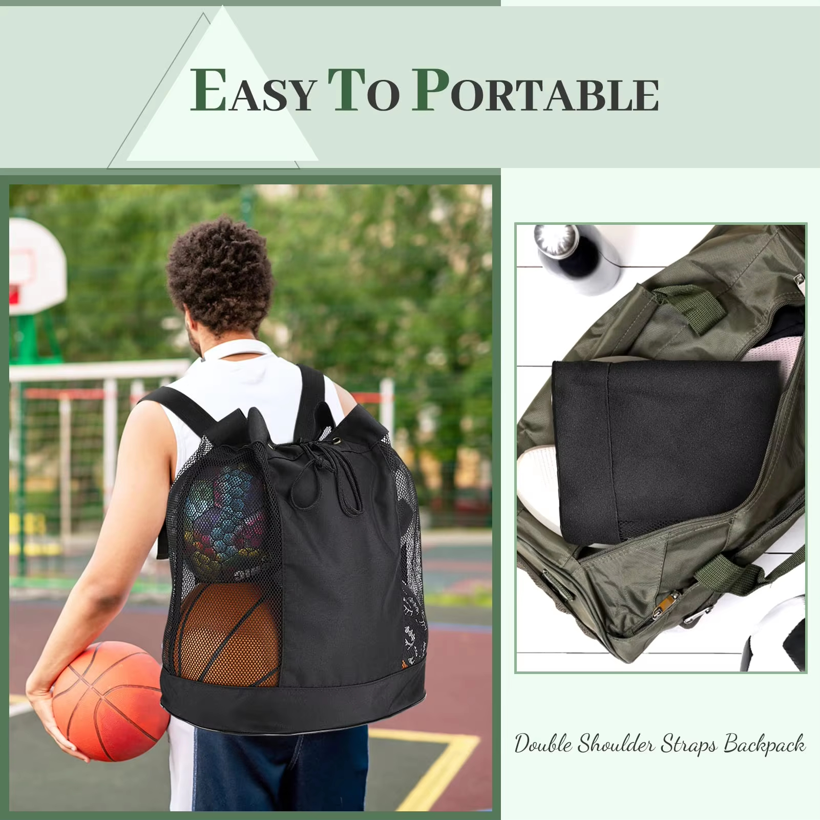 Mesh Drawstring Net Bag