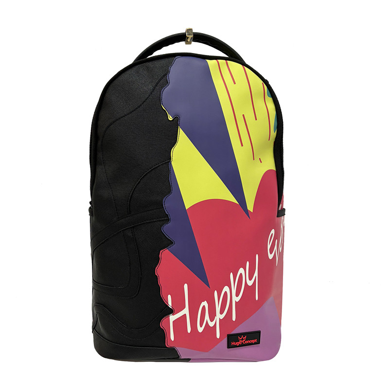  Custom Casual Leather school Backpack For school