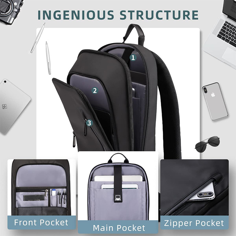 Custom Lightweight Laptop Backpack With Usb Charger for School 