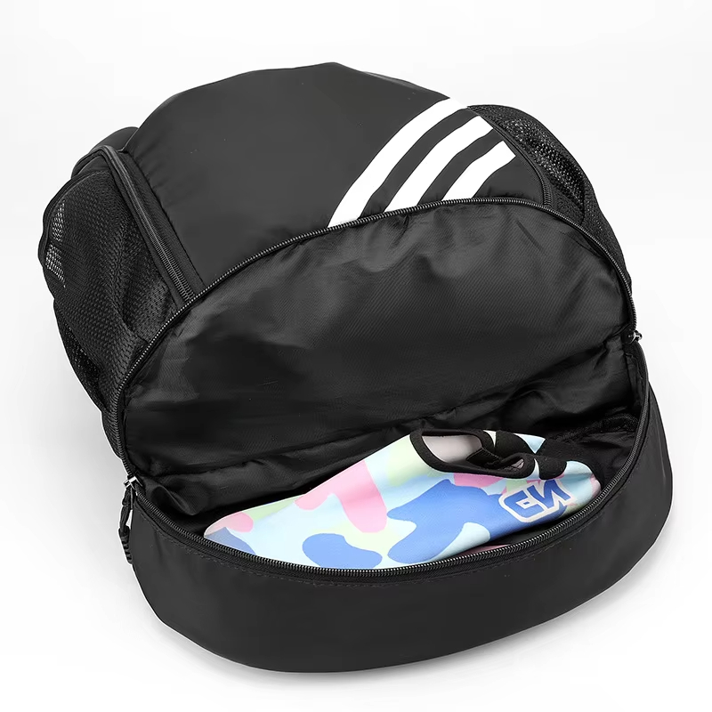 Student Backpack Drawstring Bag Shoe Compartment