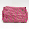 Woven Handbag Fashionable Check Pattern Bag