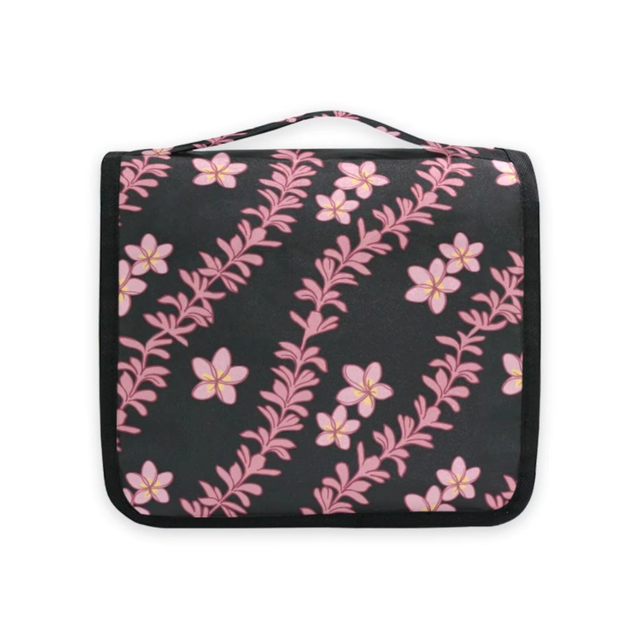 Hawaii Flower Pattern Makeup Bag for Travel