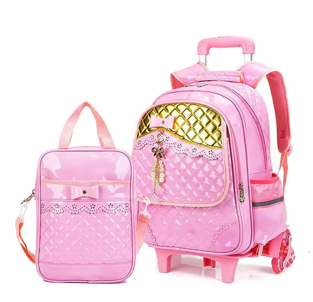 Girls Trolley School Bag