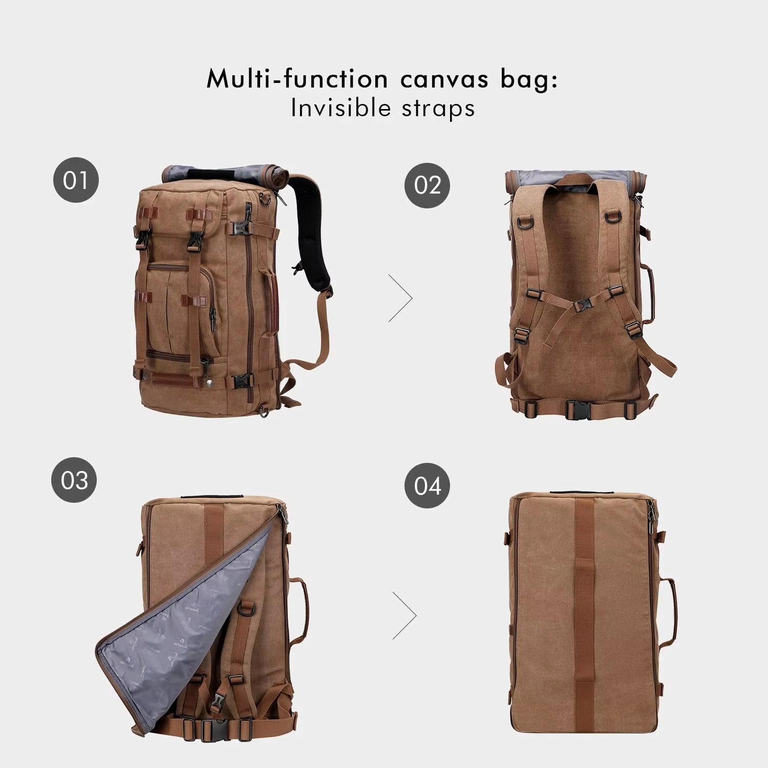 Waterproof Travel Backpack Vintage
