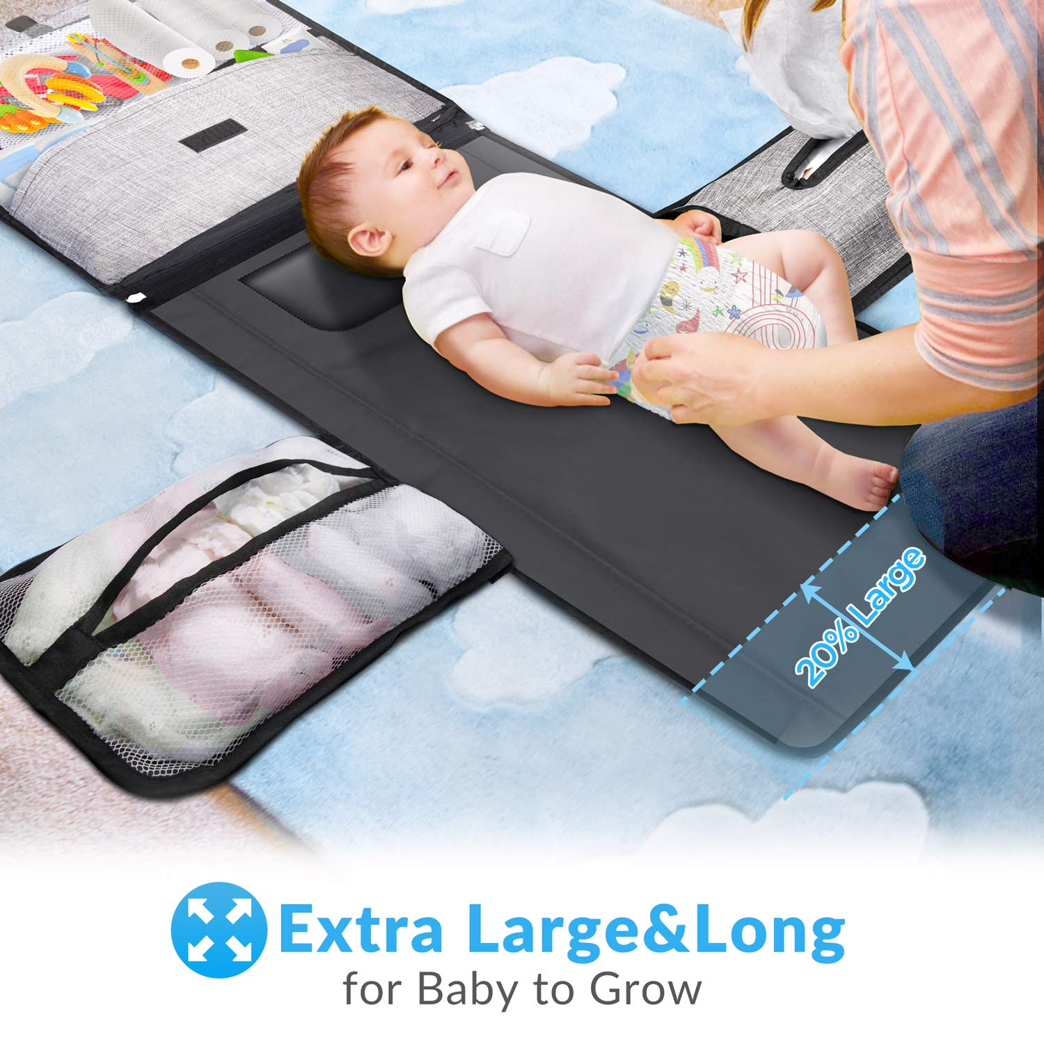  Portable Baby Diaper Changing Pad 