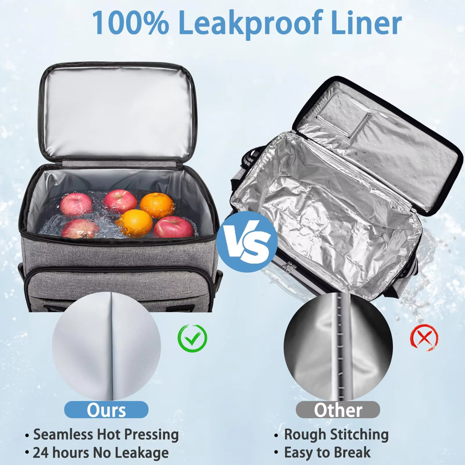 Waterproof Backpack Cooler Bag Lightweight 
