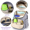 Diaper Bag Backpack with Baby Stroller Straps