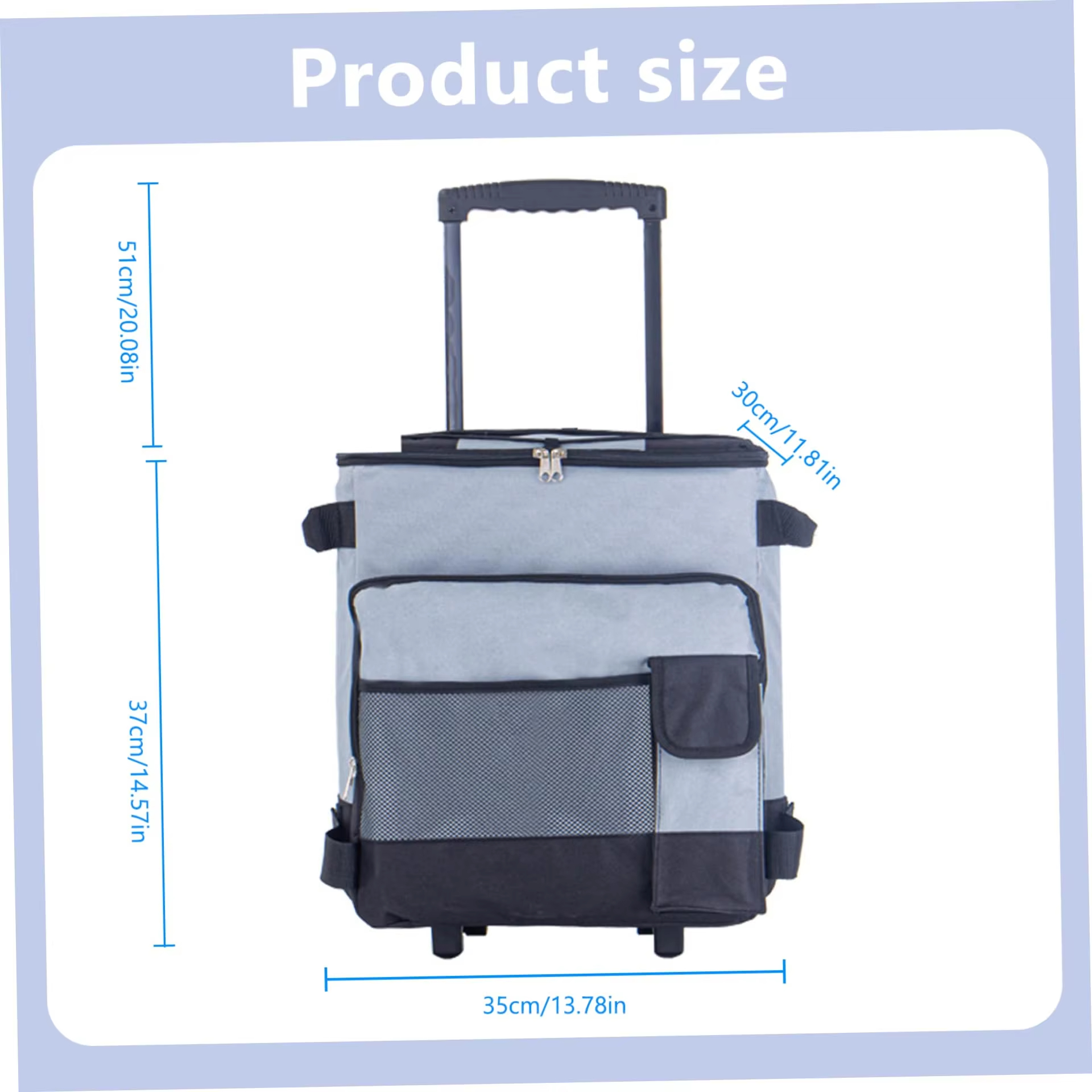  Insulated Cooler Bag With Wheels
