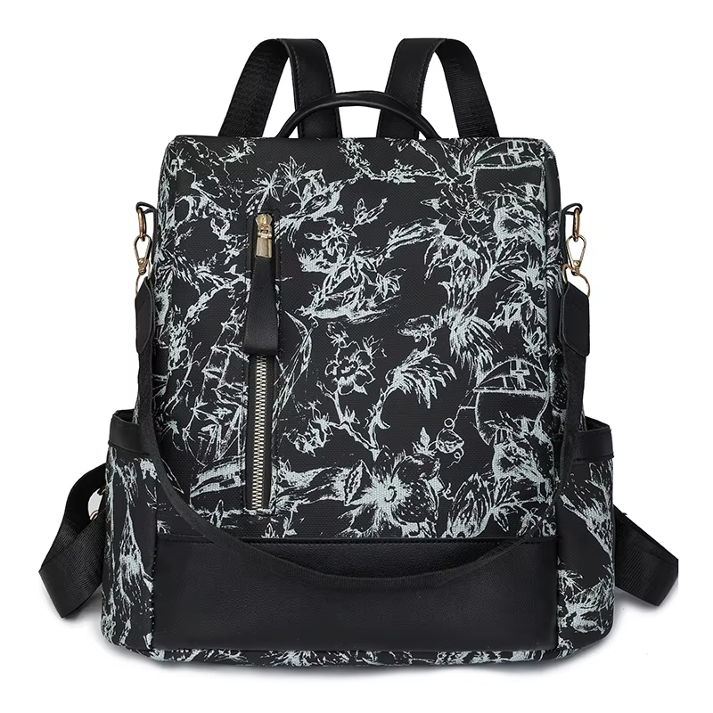  Chinese-style Artistic Ethnic Pattern Backpack 