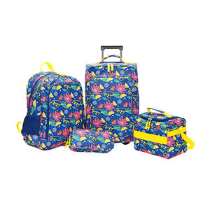 4 Sets School Trolley Bags