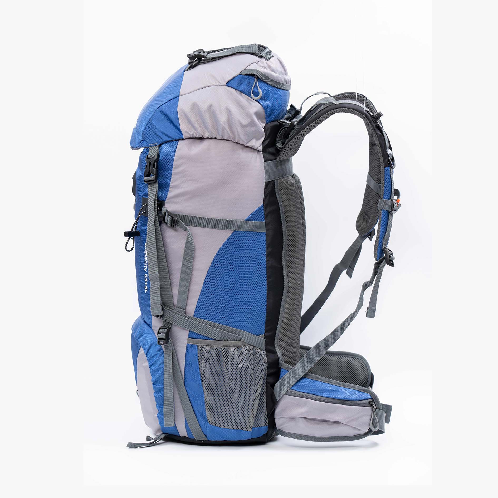  LIGHTWEIGHT NYLON 70L HIKING BACKPACK 