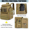 40L Fishing Tackle Backpack with Rod Holders