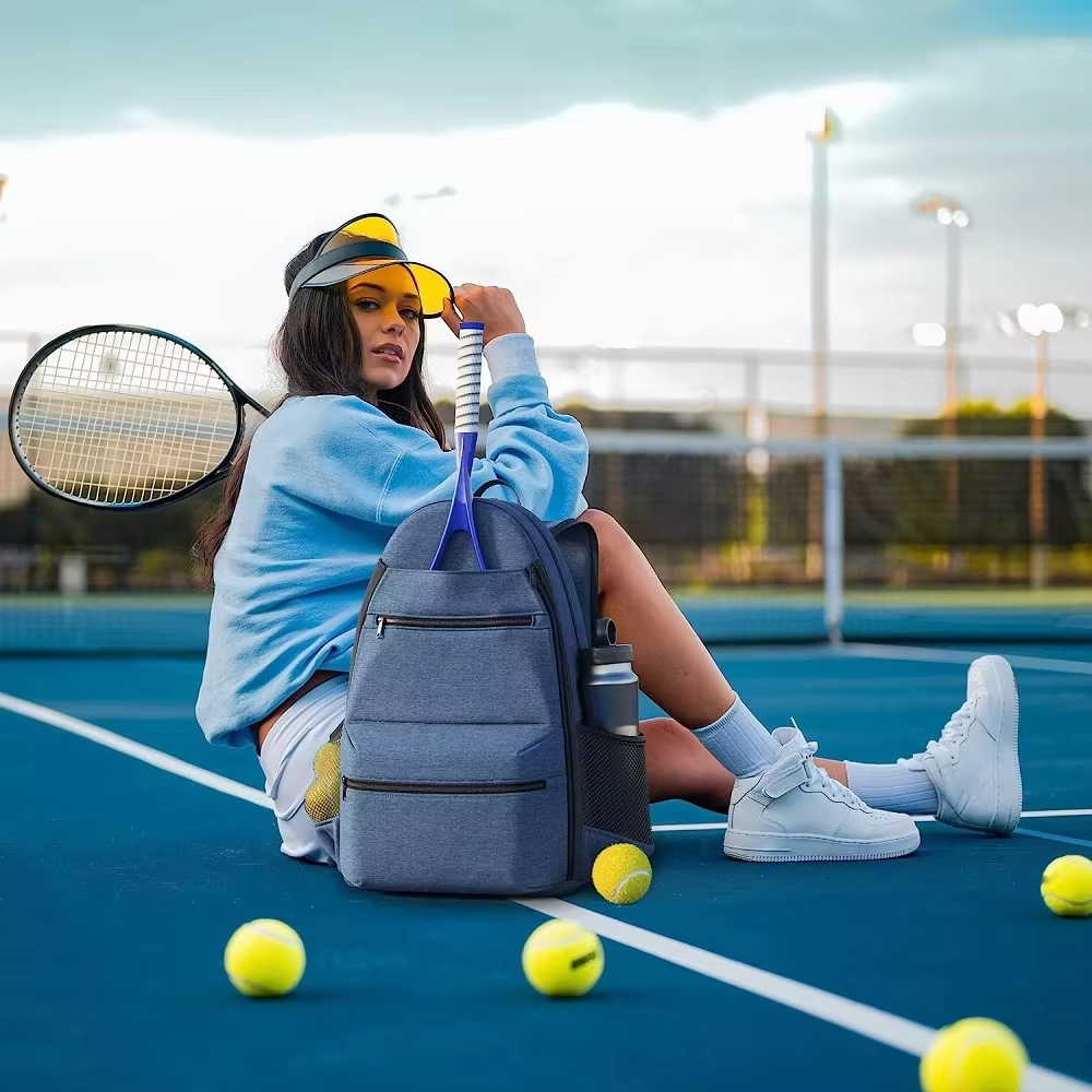 Custom Double Shoulder Bag Multifunctional Outdoor Sports Tennis Racket Badminton Backpack