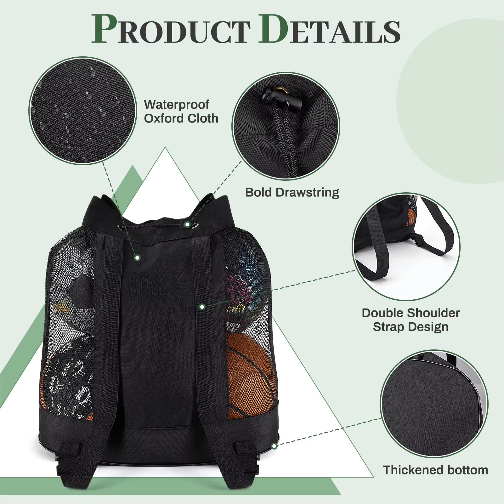 Mesh Drawstring Net Bag
