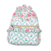 Flower Lace Checkered Kids Backpack