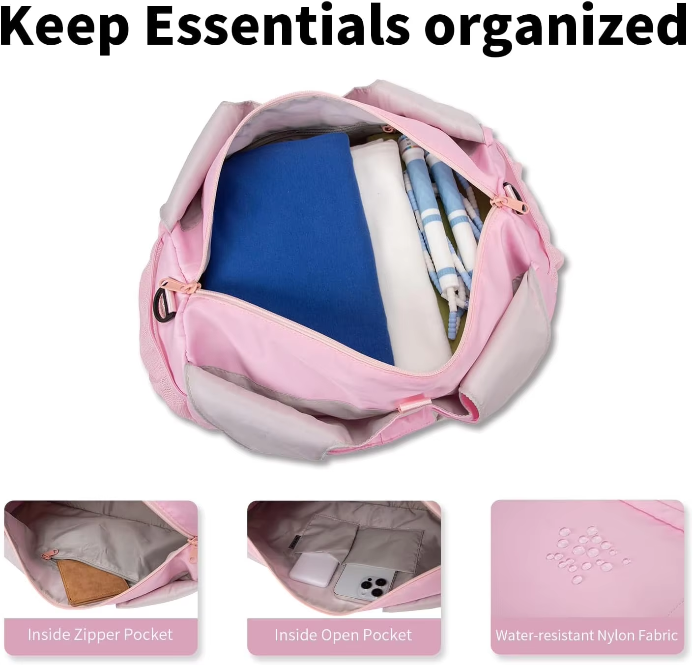 Travel Tote Shoe Organizer Bag Yoga Mat Bag