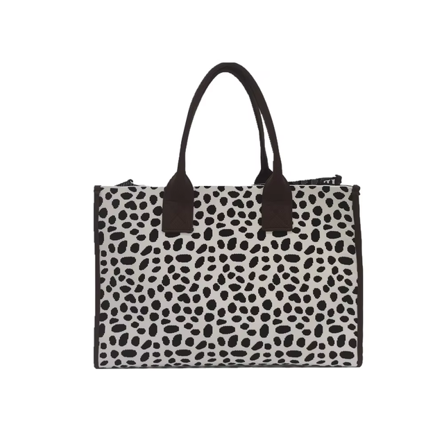Fashion Spots Leopard Tote Bag Ladies Hand Bags