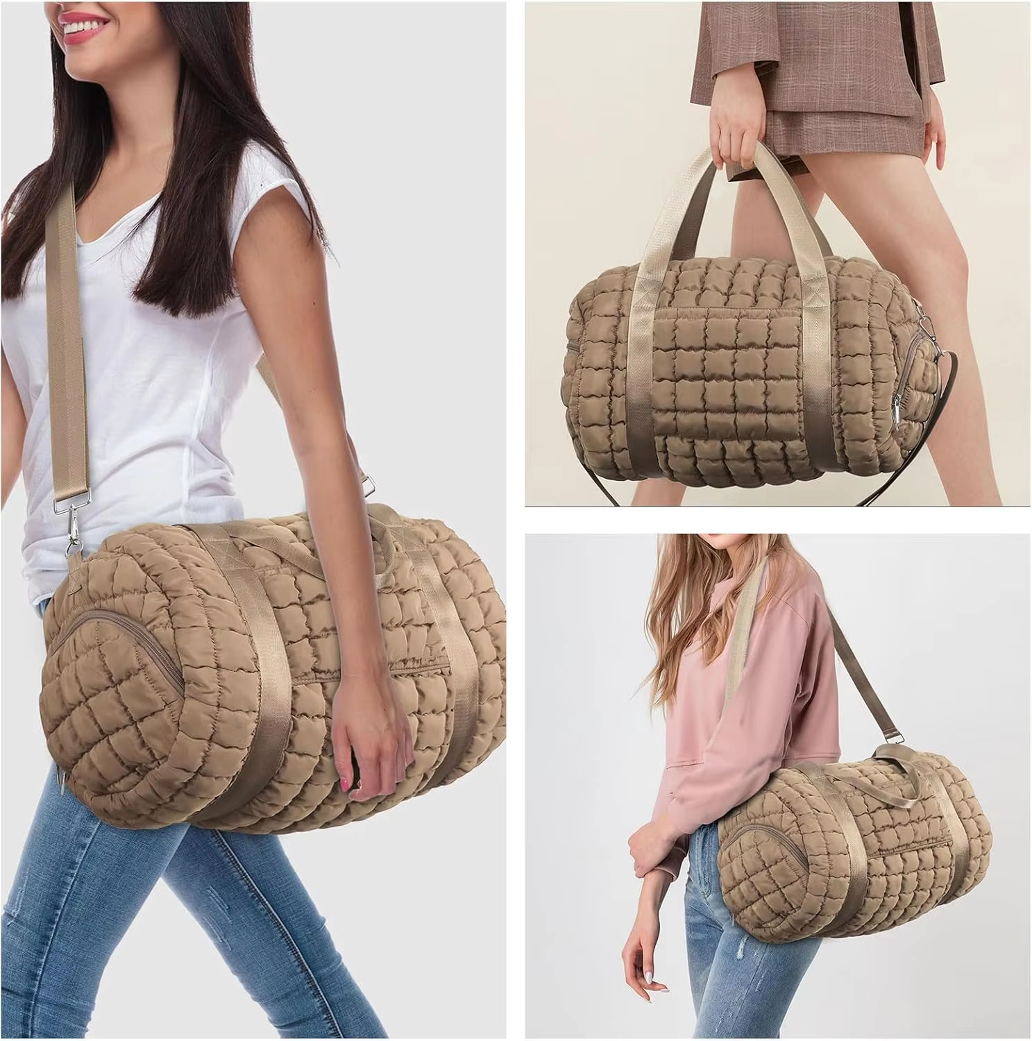  Lightweight Puffy Duffel Bag