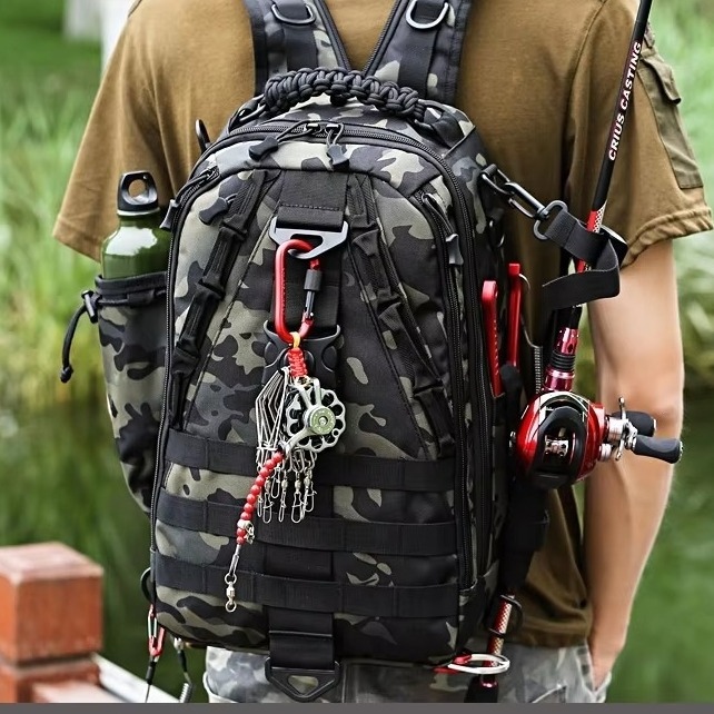 Camping Hiking Waterproof Backpack Fishing Backpack