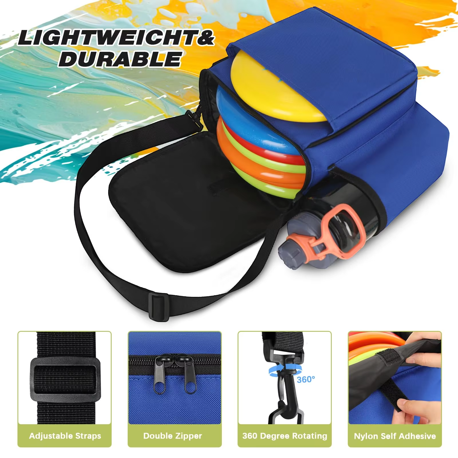 Durable Polyester Disc Golf Storage Bags