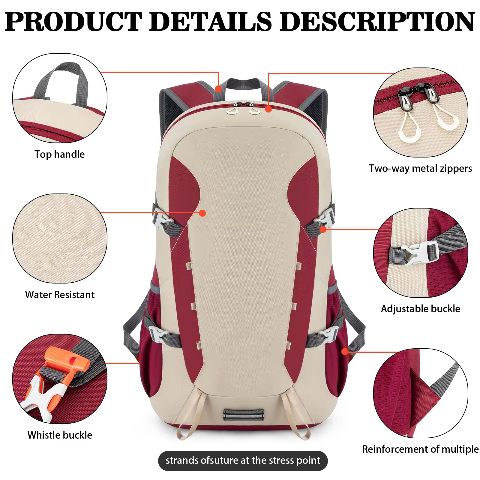 Dry Backpack Lightweight Hiking Backpack