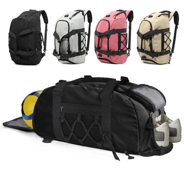 Yoga Gym Tote Bag With Shoes Compartment 