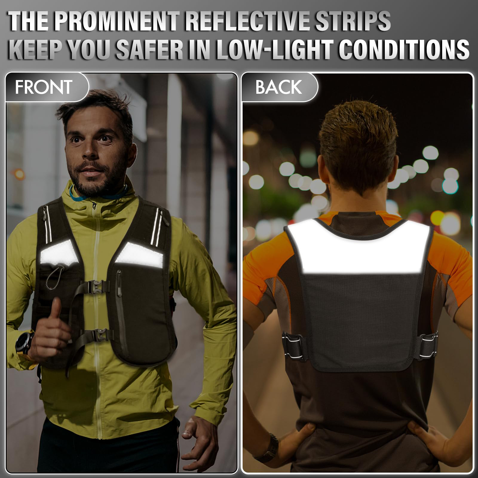 Reflective Breathable Neoprene running bag
