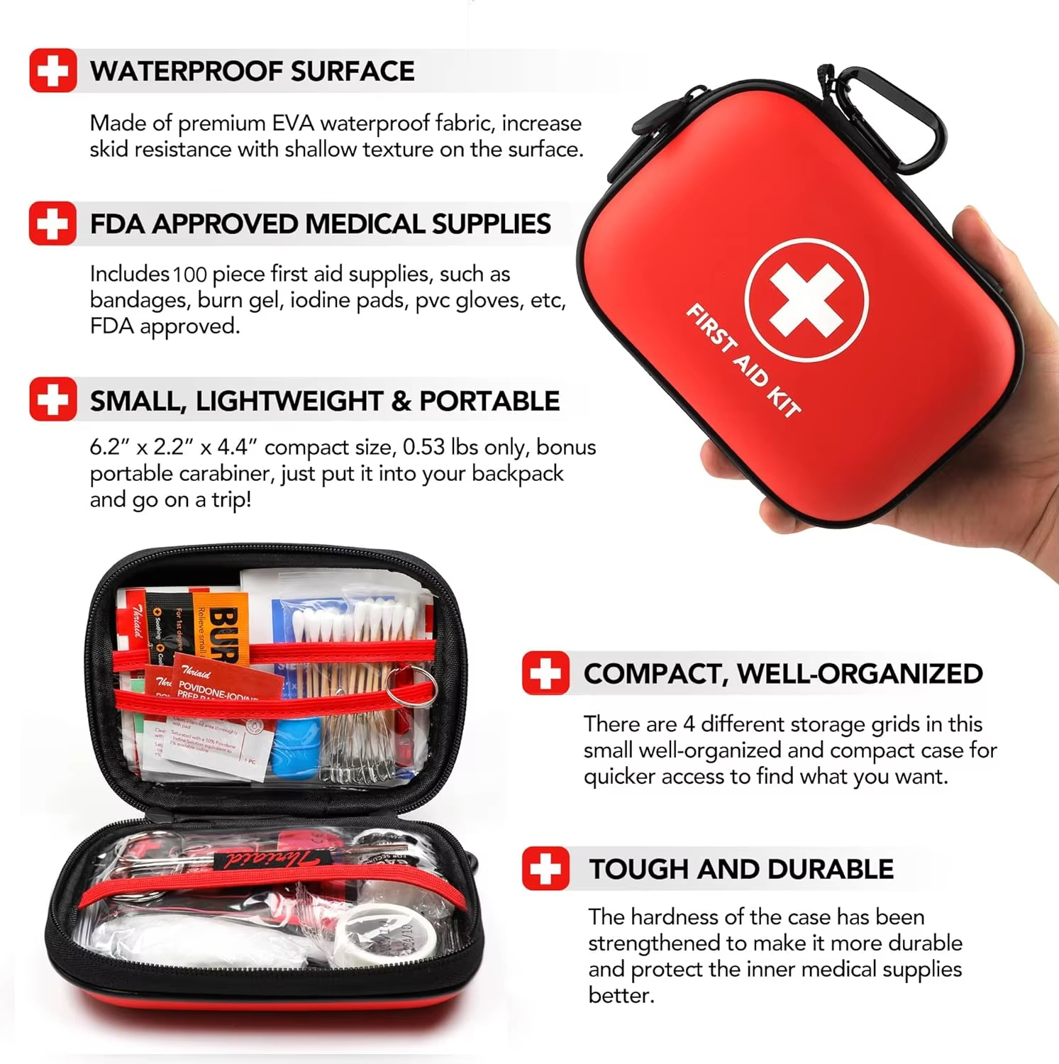 Mini Red First-Aid Kit