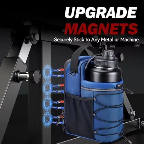 Magnetic Gym Bag Multiple Pockets
