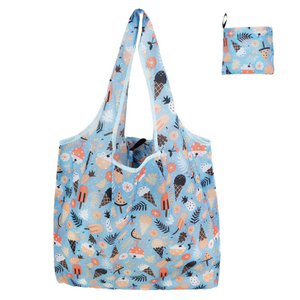 Custom Pattern Lightweight Polyester shopping Bag 