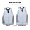 Gym Drawstring Backpack with Shoe Compartment
