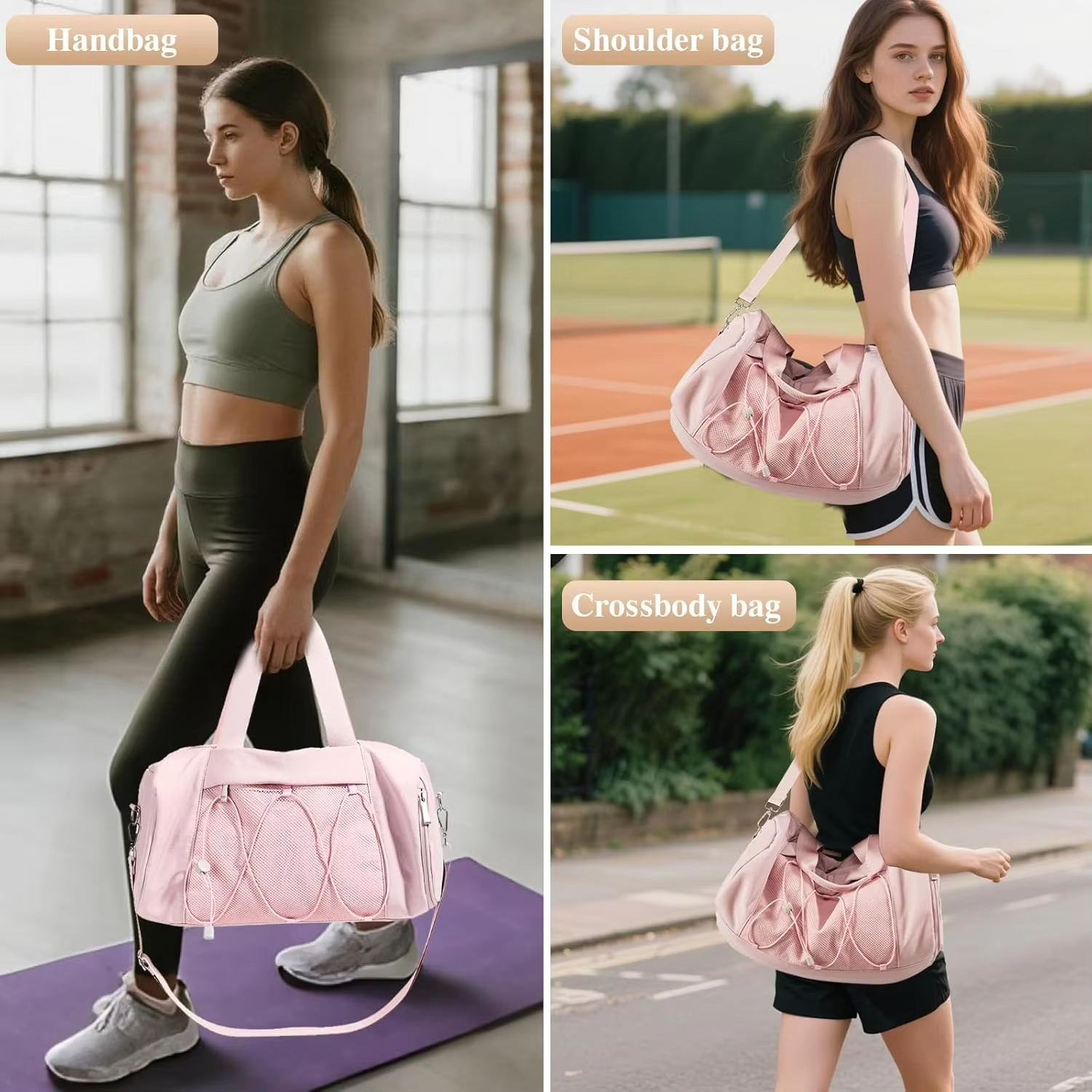  Gym Bag Unisex Travel Duffle Bag 