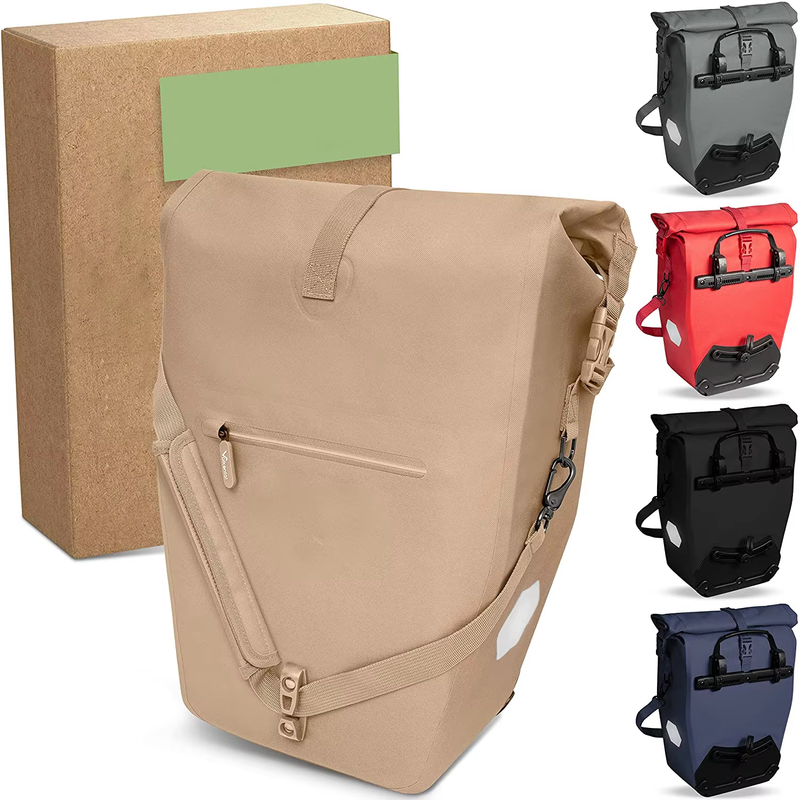 Water Resistant Flexible 2-in-1 Cycling Bike Bag