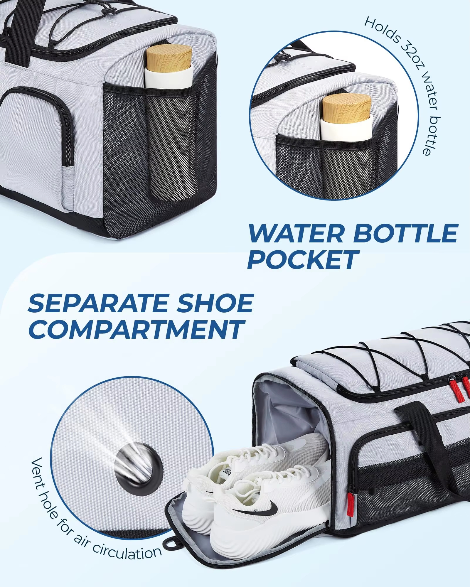  Travel Duffel Bag Carry On Bag 