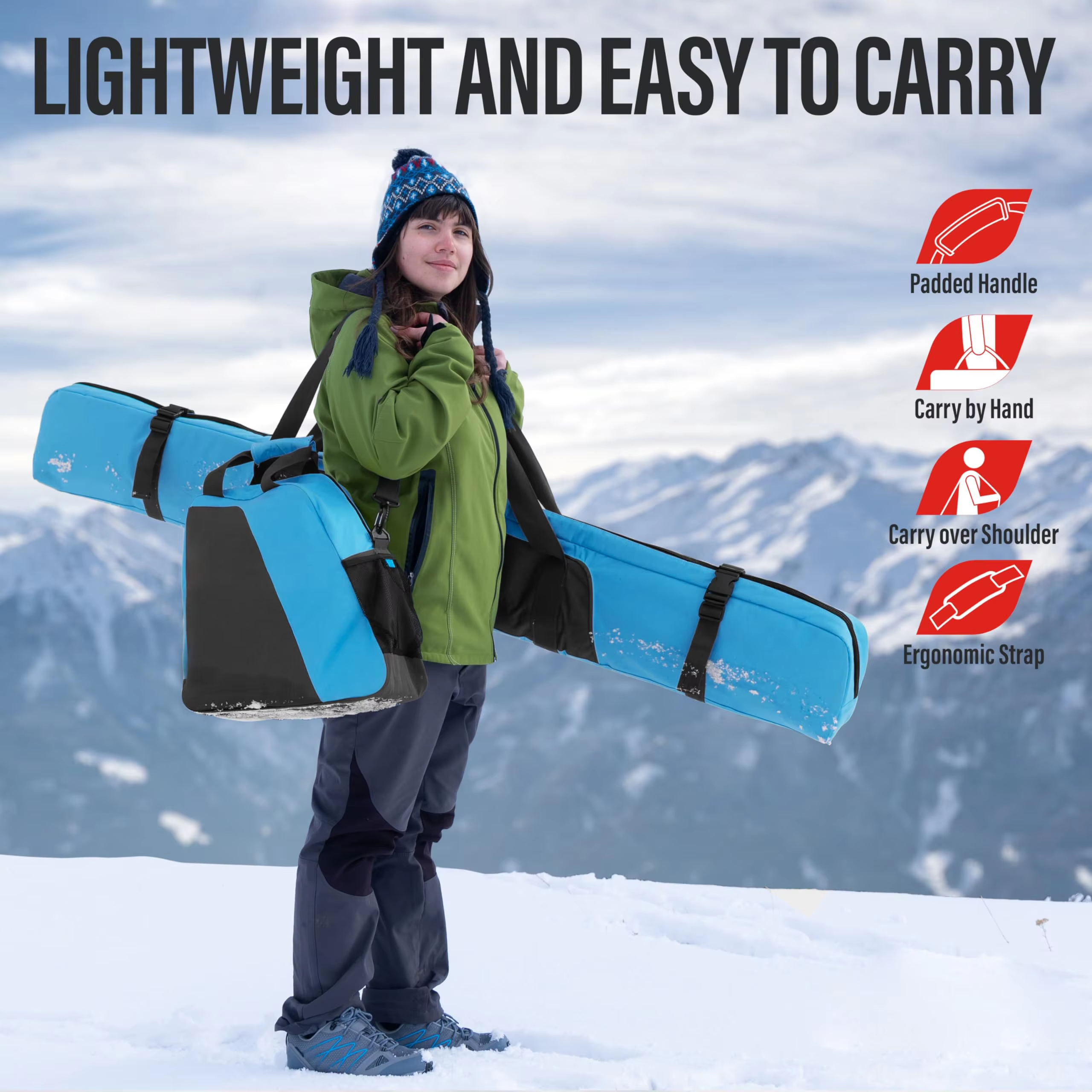  Waterproof Ski Boot Bag